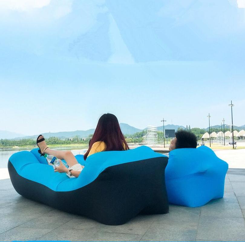 Adult Beach Lounge Chair Fast Folding camping sleeping bag Waterproof Inflatable sofa bag lazy camping Sleeping bags air bed