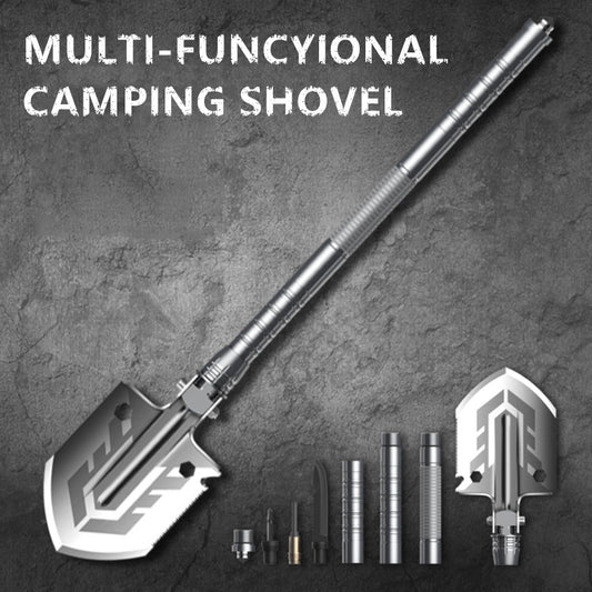 Outdoor Multi-purpose Shovel Garden Tools Folding Military Shovel Camping Defense Security Tools