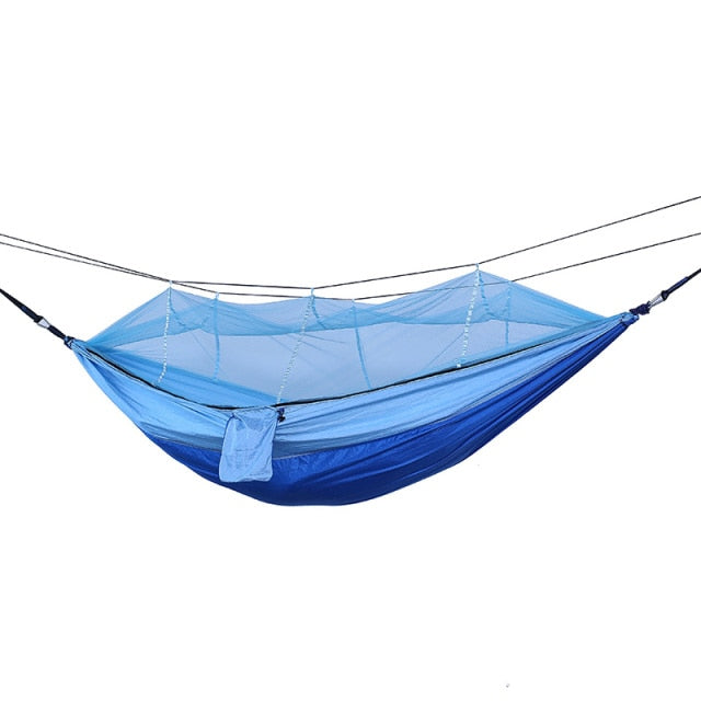 1-2 Person Portable Outdoor Camping Hammock with Mosquito Net