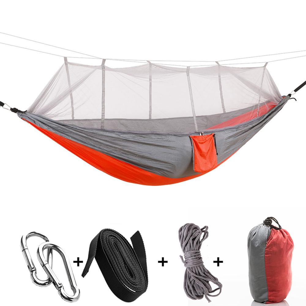 1-2 Person Camping Hammock Outdoor Mosquito Bug Net