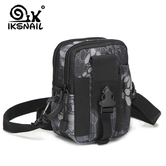 IKSNAIL Outdoor Camping Bag Tactical Molle Backpacks Pouch Belt Military Waist Backpack Sport Running Pouch Travel Shoulder Bags