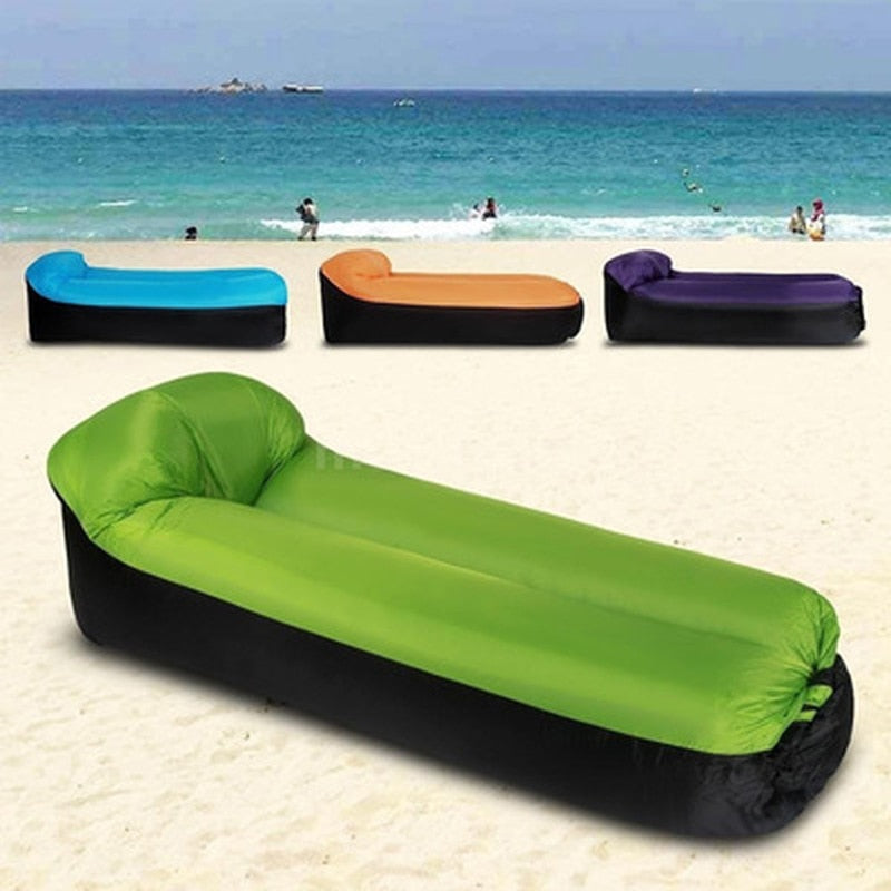 Adult Beach Lounge Chair Fast Folding camping sleeping bag Waterproof Inflatable sofa bag lazy camping Sleeping bags air bed