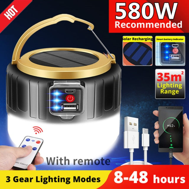 580W Camping Solar Light