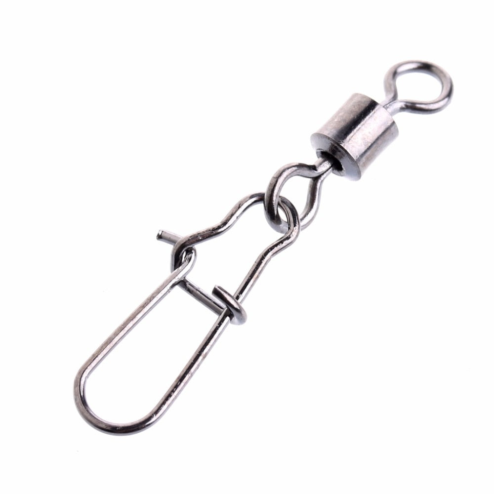 120 PCS Alloy Steel Spin Bearing With Fishing Pressure Connector Bait Anzol Fishhook