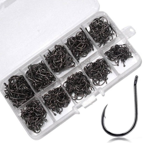 100-Piece Fishing Hooks Set